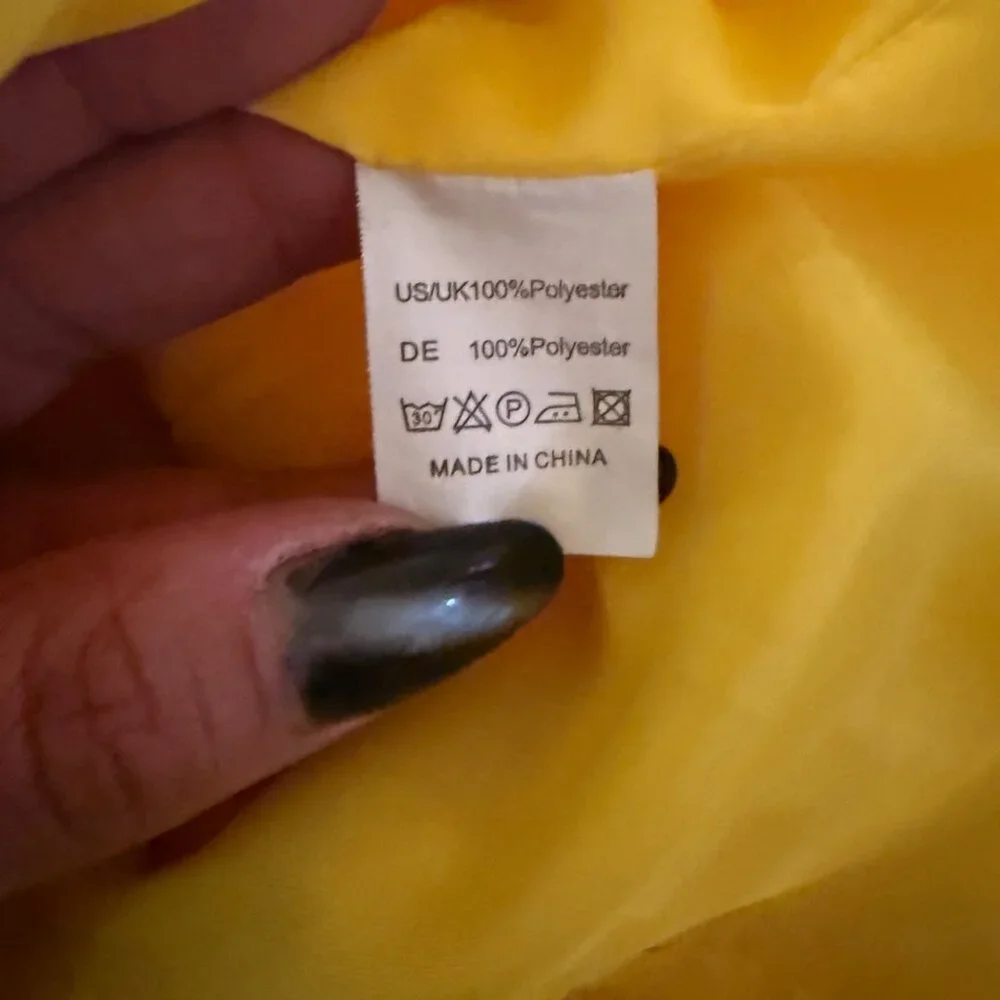 Captain Christopher Pike Yellow & Black Full-Zip Jacket XL - Picture 5 of 5